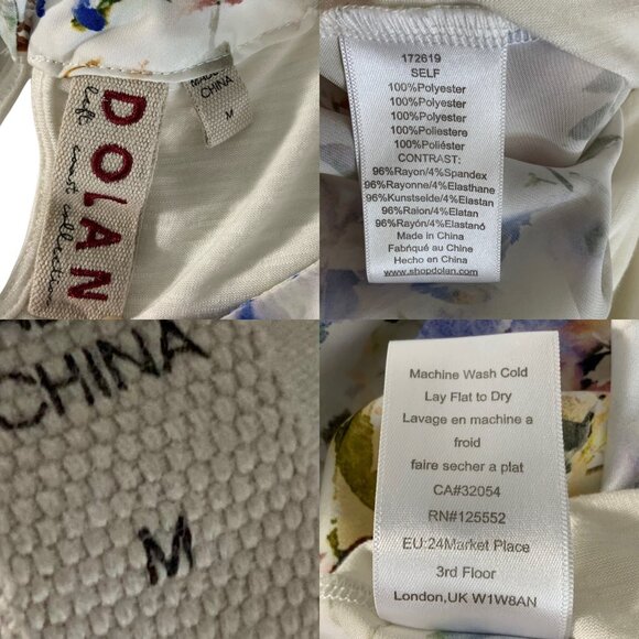 Anthropologie Dolan Araminta Ruffled Top M Floral - Picture 6 of 13